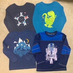 Boys long sleeve shirts size 5